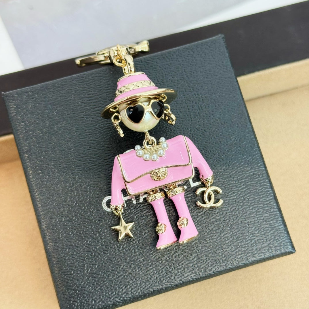 Gabrielle Doll Robot Bag Charm