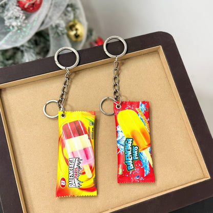 Men's Keychain/charm Snack Pouch in Red