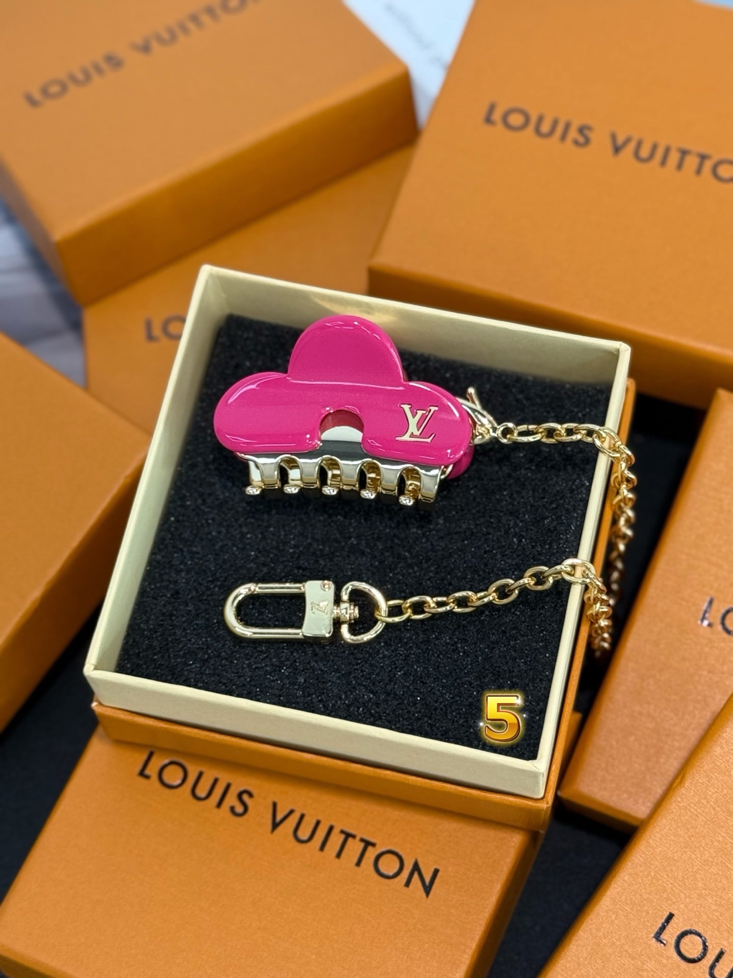 Hair Clip Bag Charm