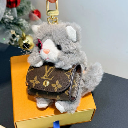Cute Kitten Bag Charm