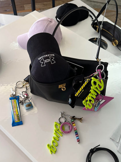 Snack Charm / Keychain in Red '10GV%' Sweet Treat Artwork