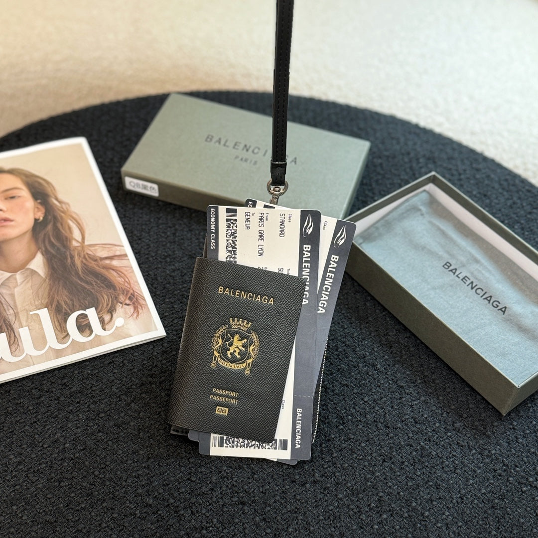 Passport Phone Holder in Black