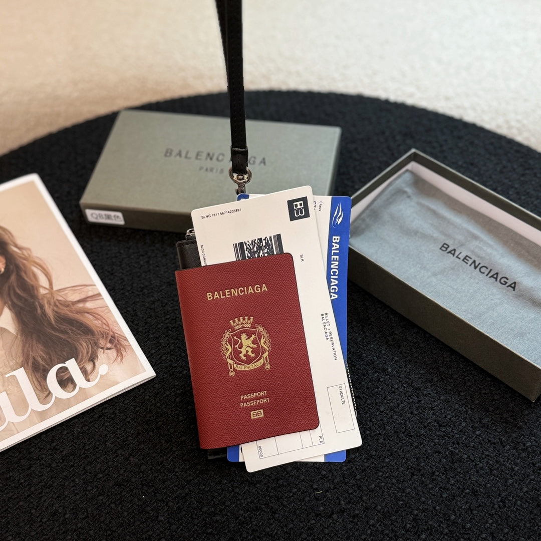 Passport Phone Holder in Black