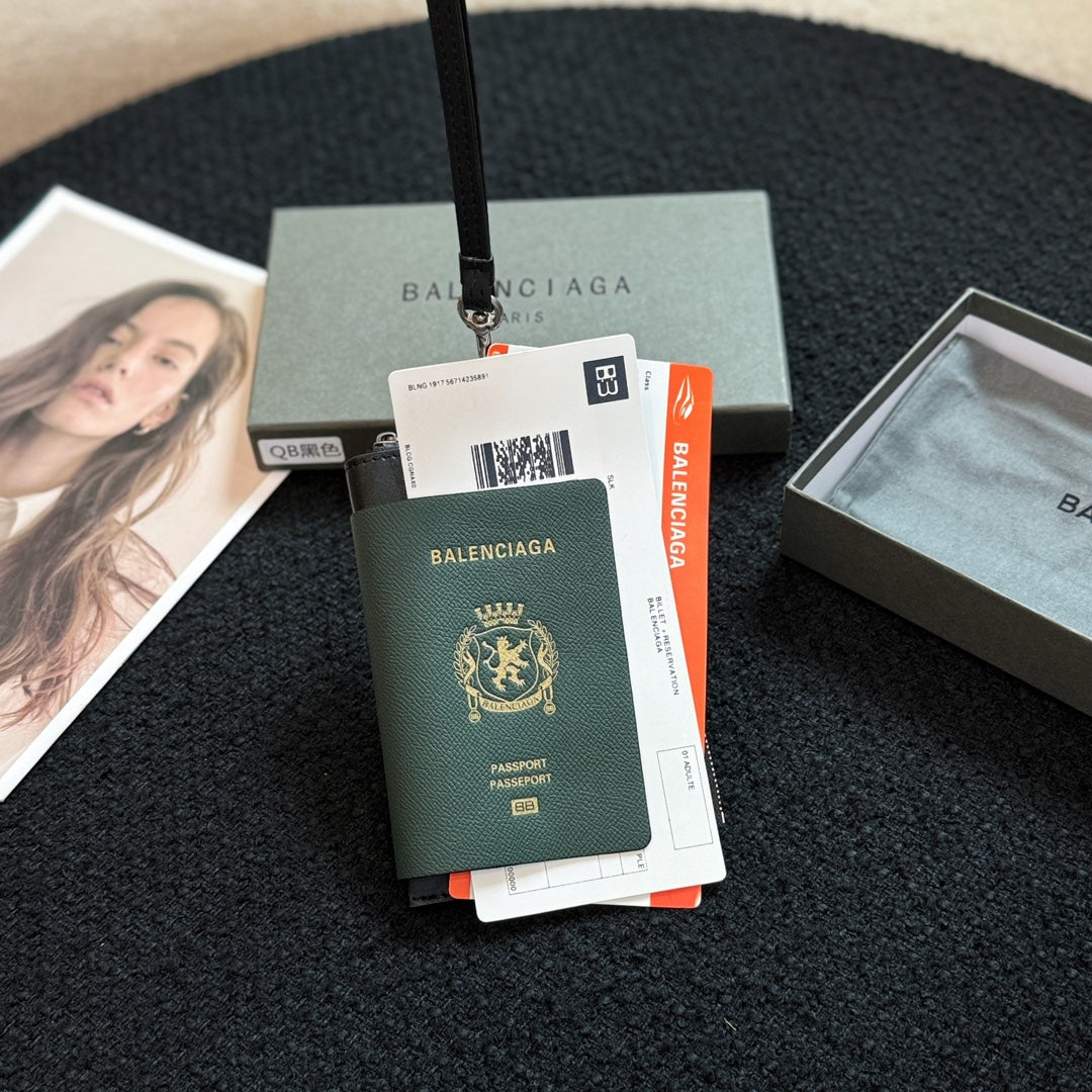 Passport Phone Holder in Black