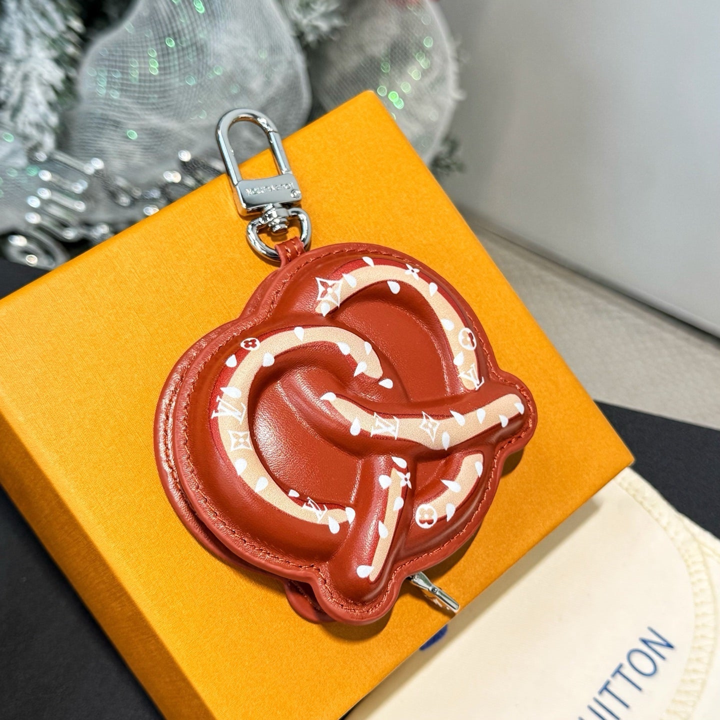Pretzel Bag Charm