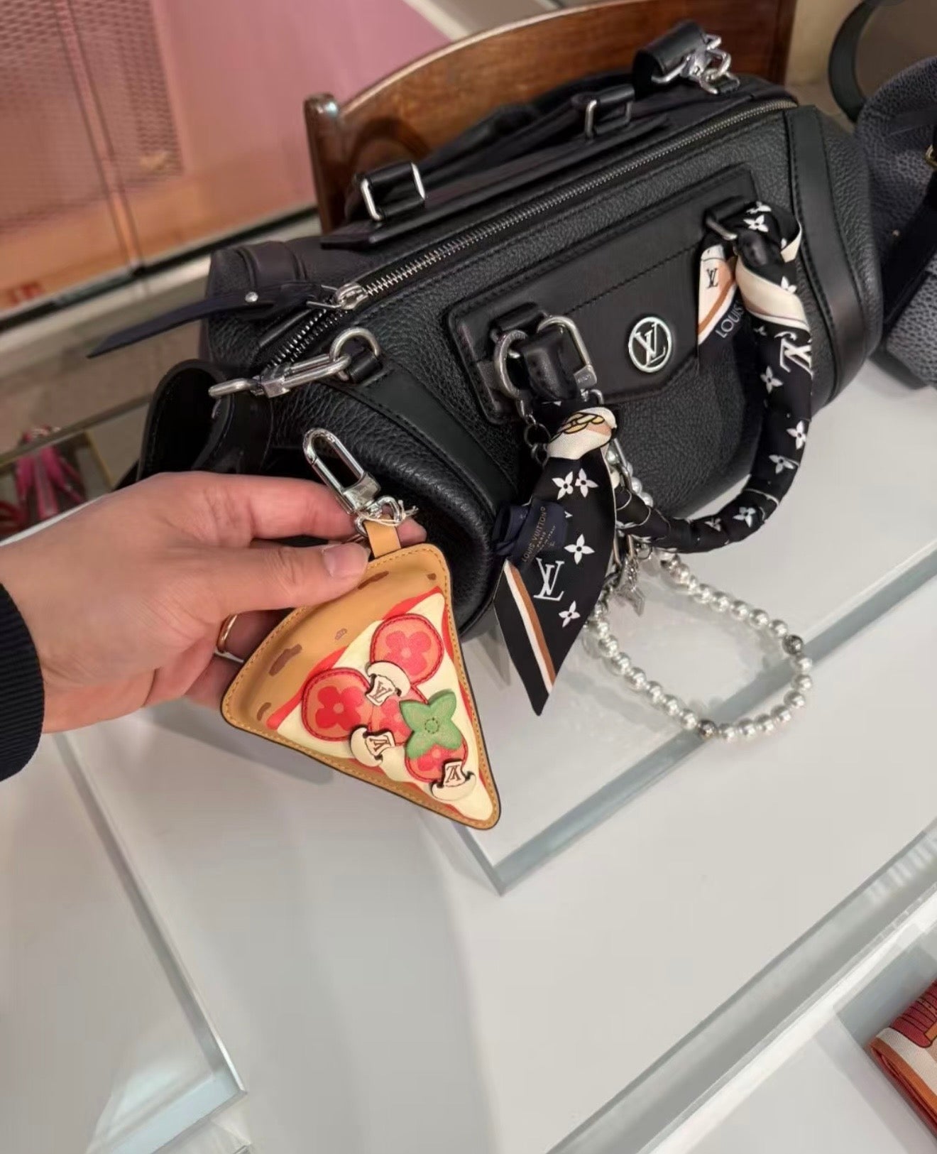 Pizza Bag Charm
