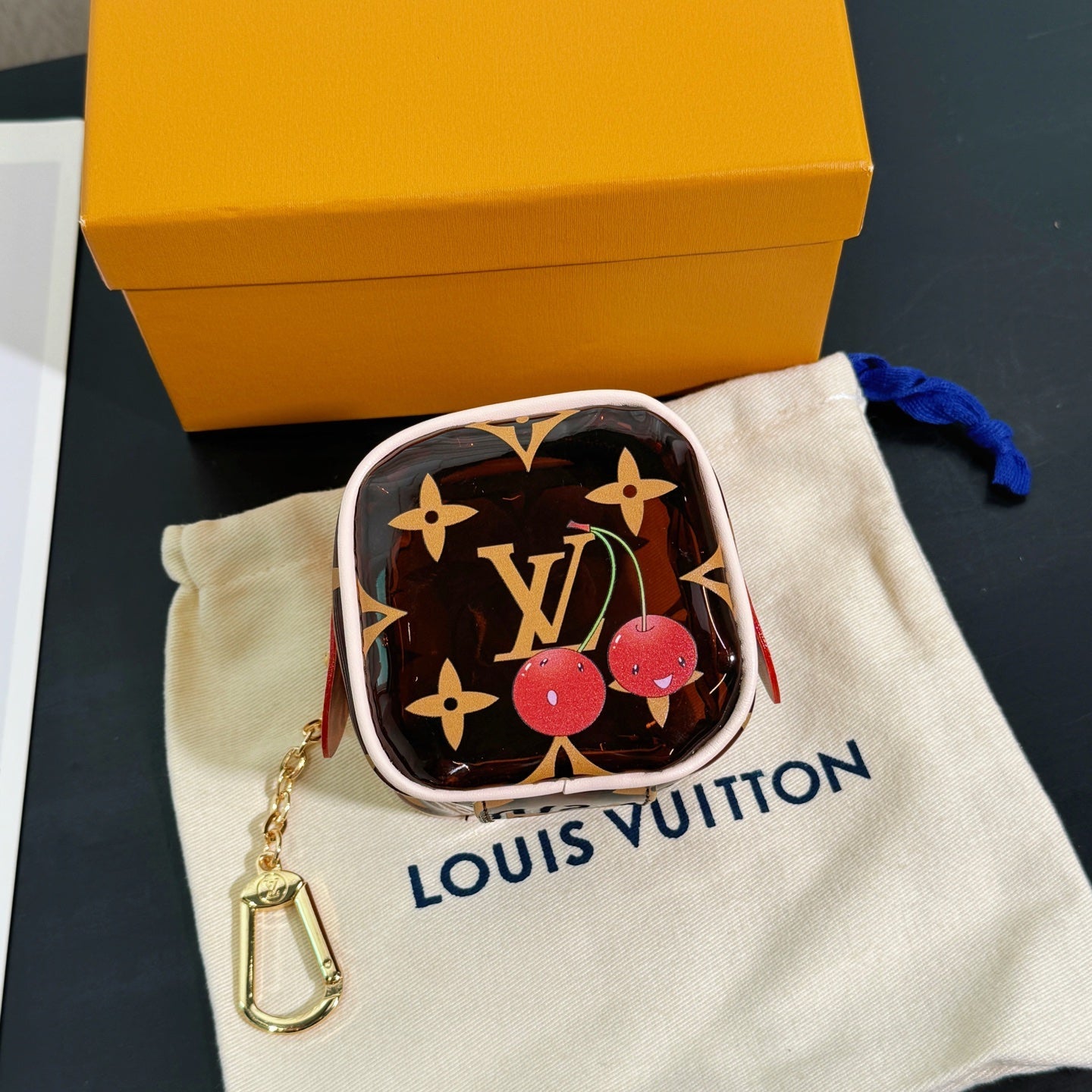 Cube Bag Charm (Cherry Edition)