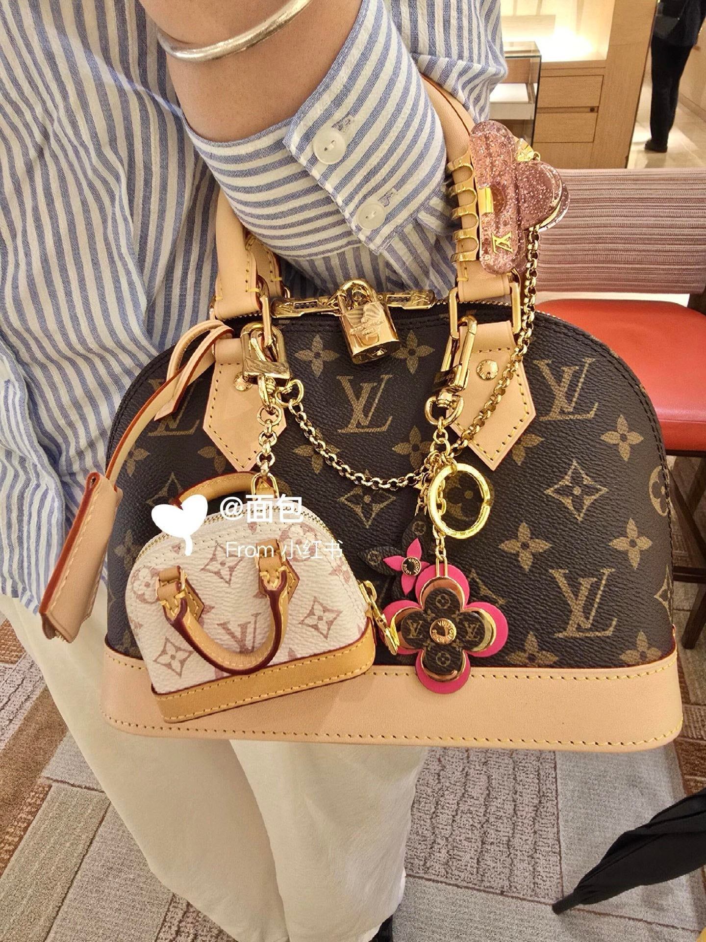 Hair Clip Bag Charm