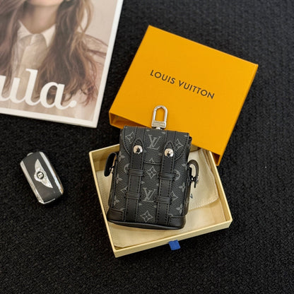 Mini Christopher Backpack Bag Charm Monogram Eclipse