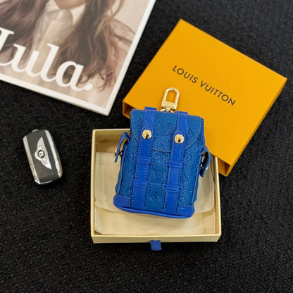 Mini Christopher Backpack Bag Charm Monogram Eclipse