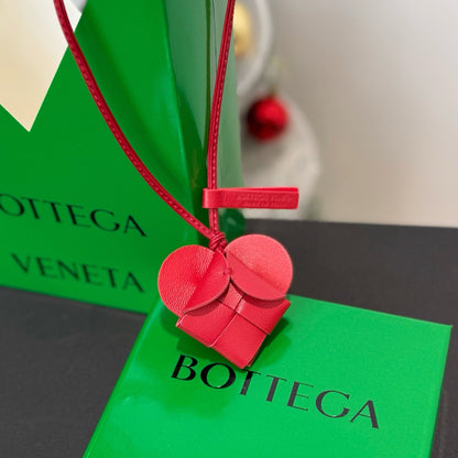 Charm Heart / 3D Intrecciato Heart Bag Charm