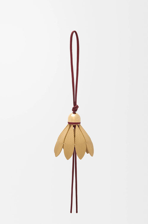 Badminton charm in classic calfskin