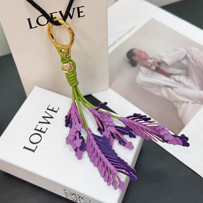 Lavender charm in classic calfskin