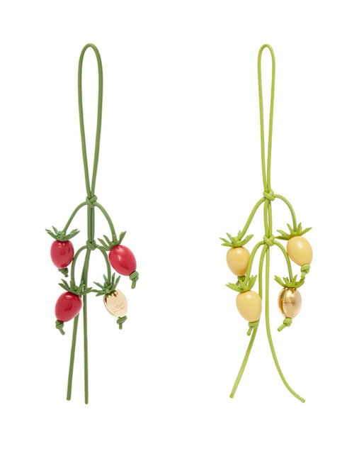 Tomato vine charm in classic calfskin