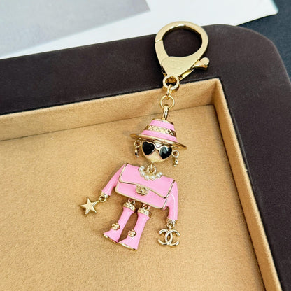 Gabrielle Doll Robot Bag Charm