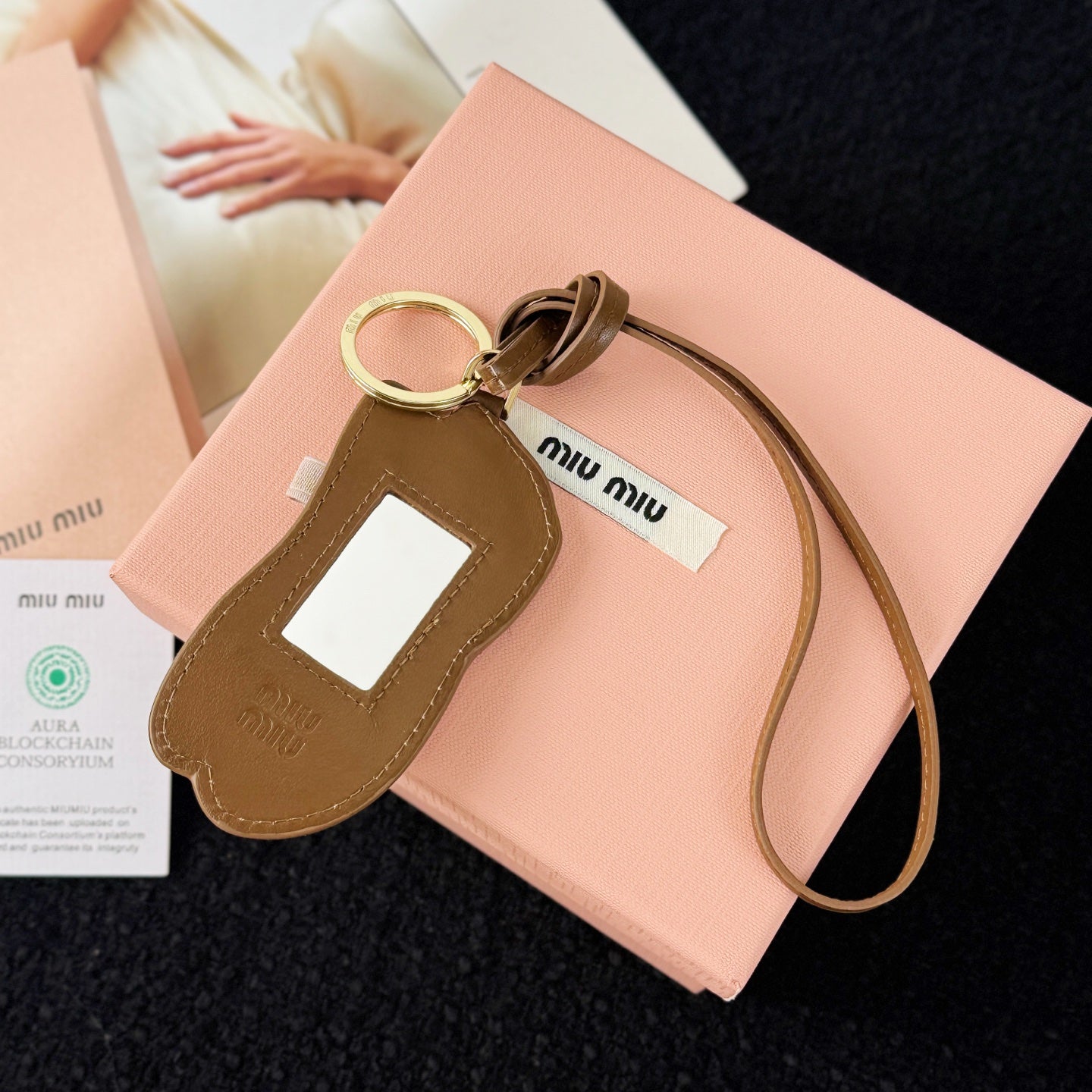 Ballet leather keychain trick