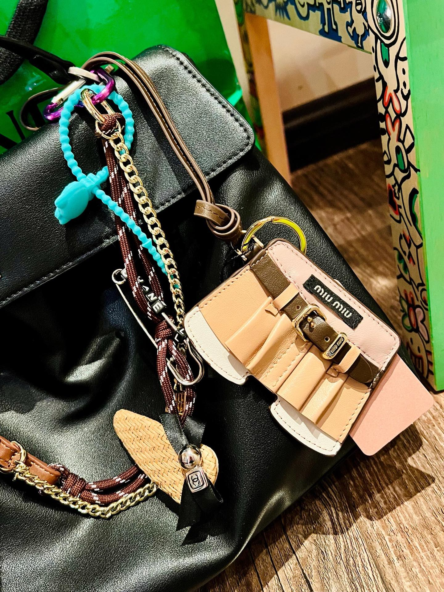Leather keychain trick