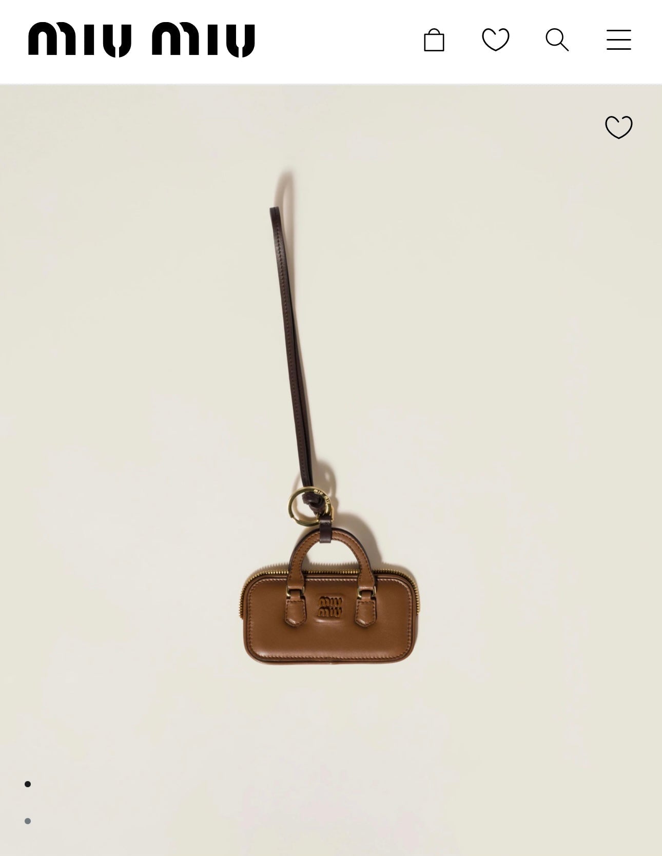 Arcadie Leather Keyring / Arcadie Leather Charm