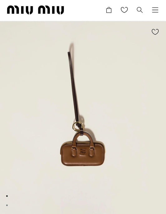 Arcadie Leather Keyring / Arcadie Leather Charm