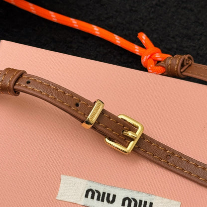 Leather earphone bag