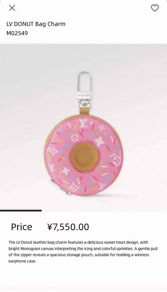 DONUT Bag Charm