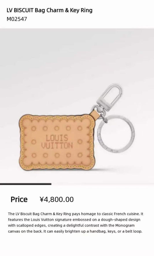 BISCUIT Bag Charm & Key Ring
