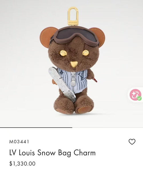 Snow Bag Charm