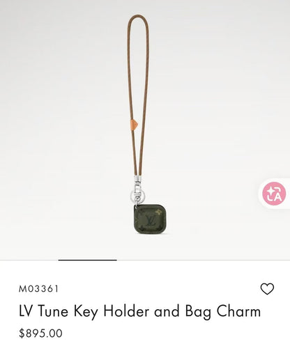 Tune Key Holder and Bag Charm
