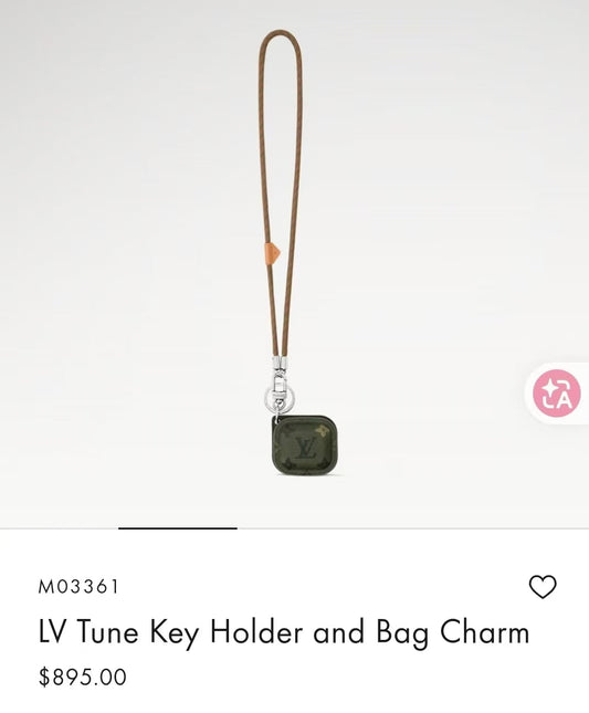 Tune Key Holder and Bag Charm