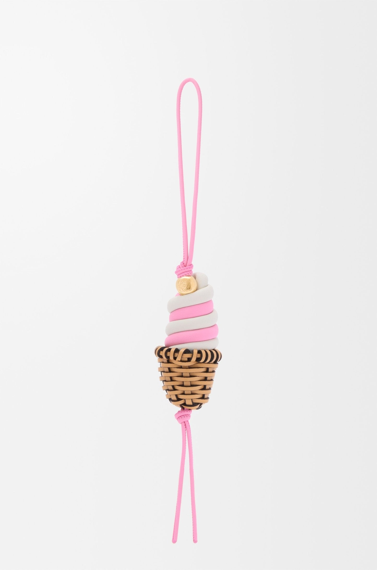Ice cream charm in classic calfskin