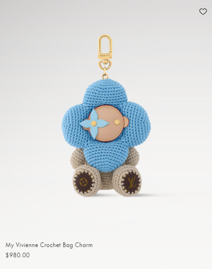 Vivienne Crochet Bag Charm