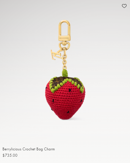 Berrylicious Crochet Bag Charm