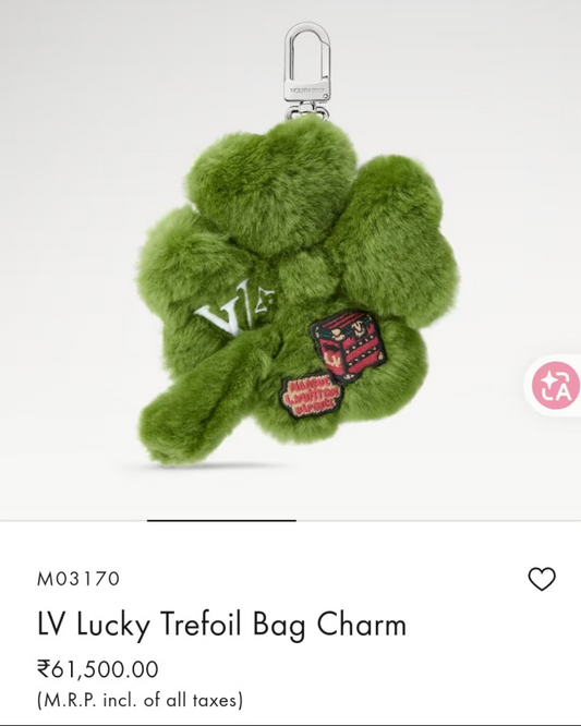 Lucky Trefoil Bag Charm