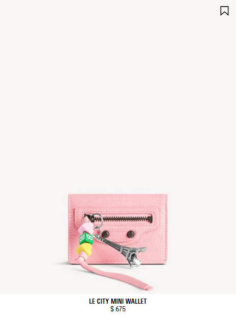 Le City Mini Wallet in Vintage Pink