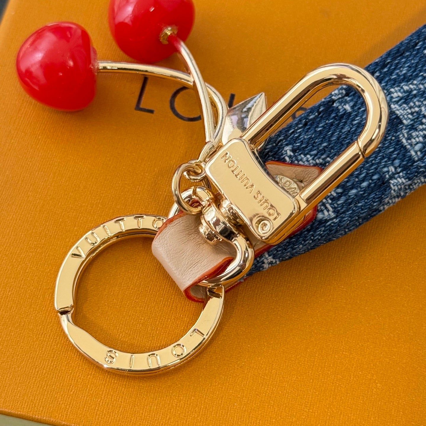 LV x TM Denim Cerise Dragonne