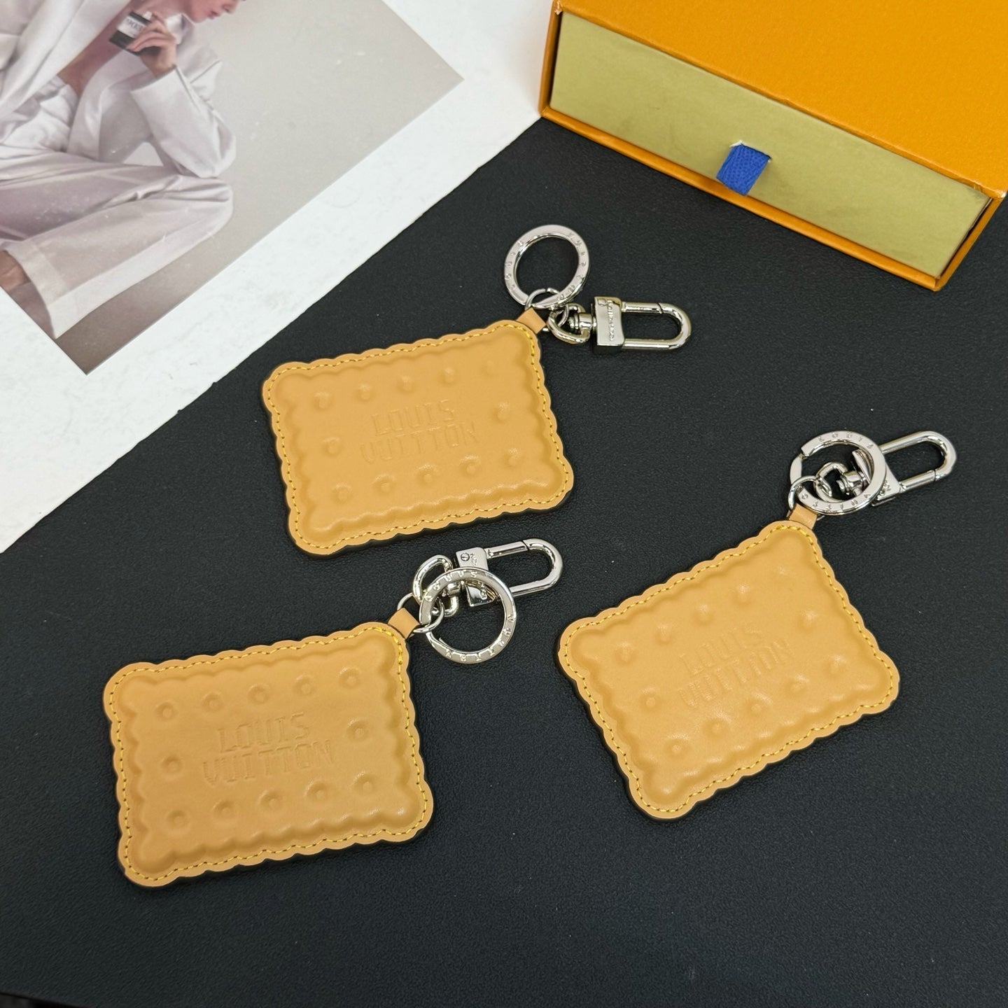 BISCUIT Bag Charm & Key Ring