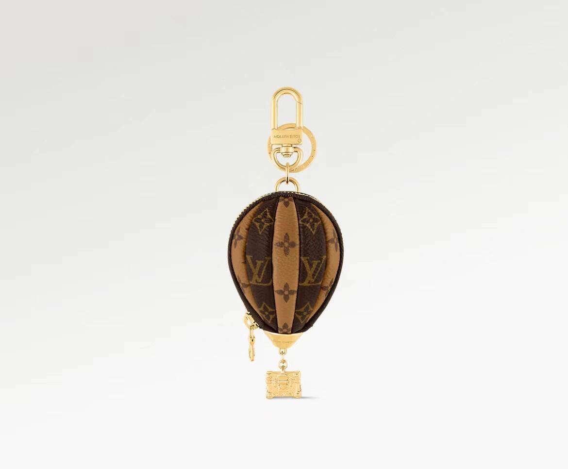 Mini hot air balloon bag charm