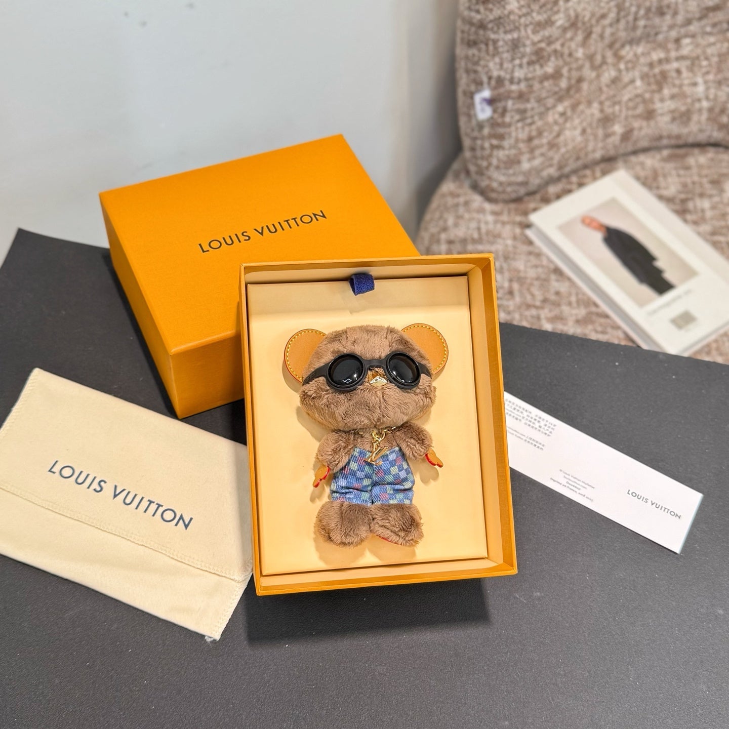 Sunglass Bear Bag Charm