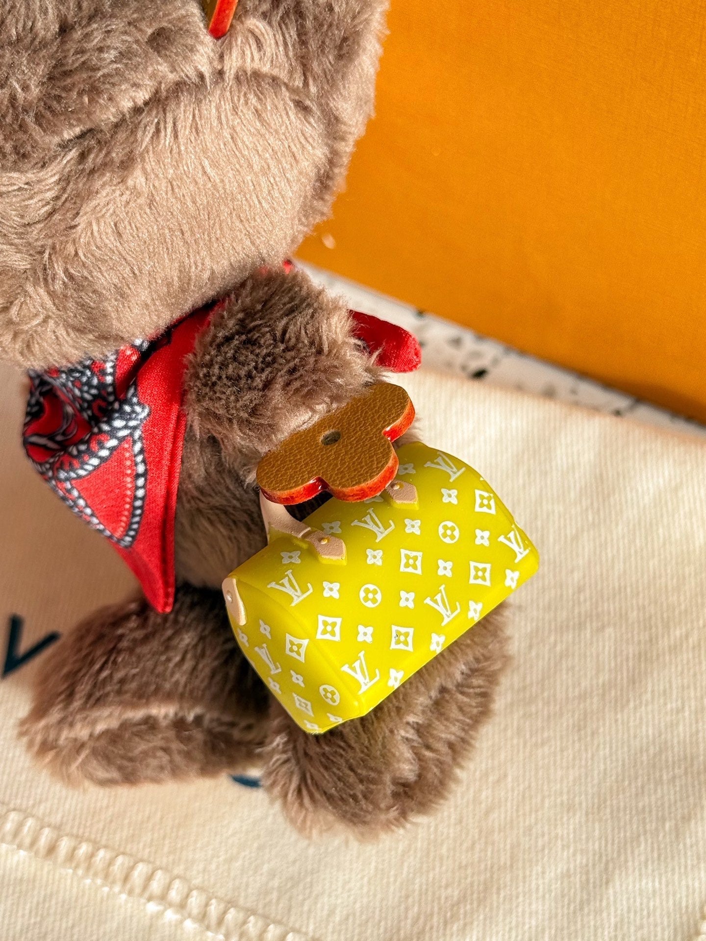 Western Bear Bag Charm