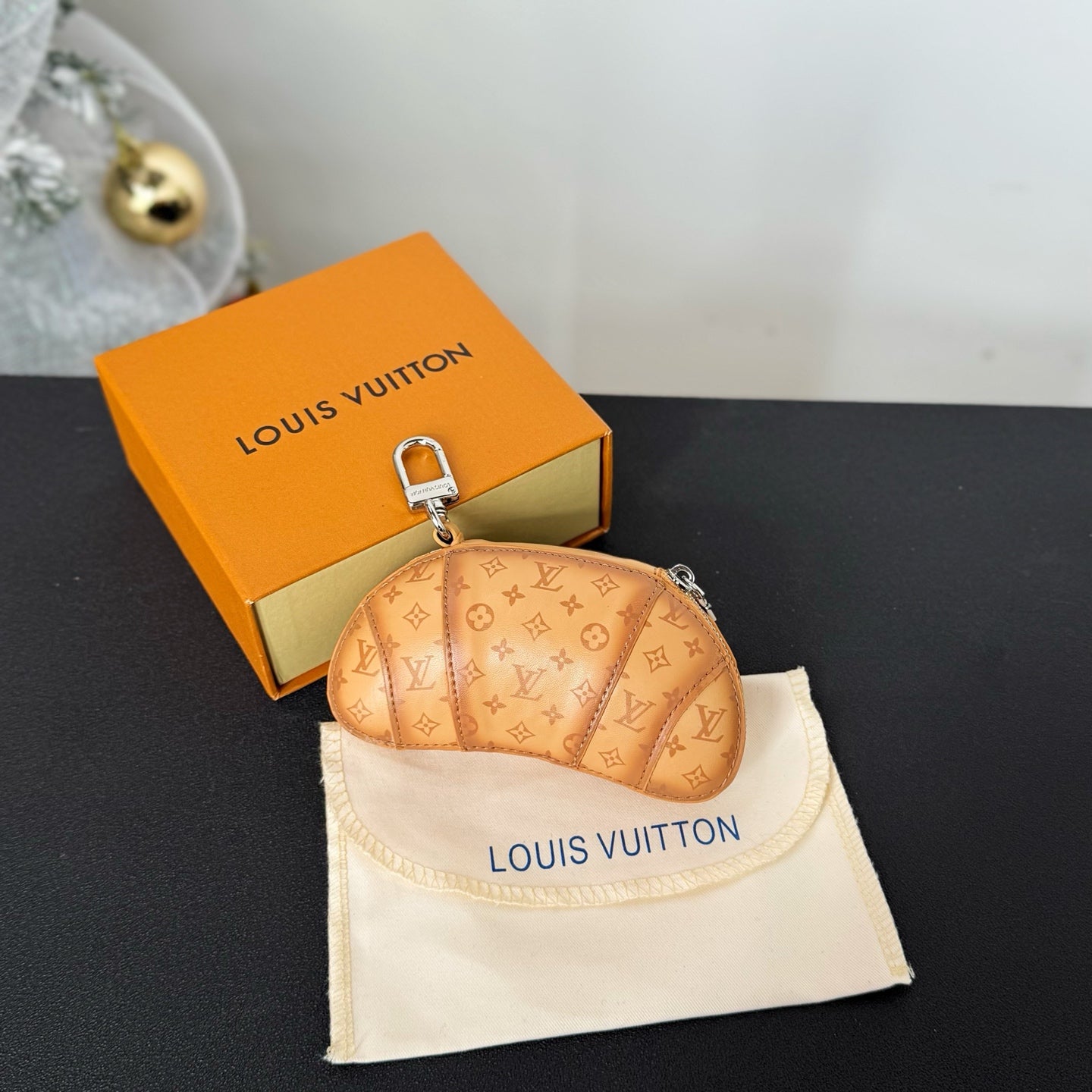 Croissant Bag Charm