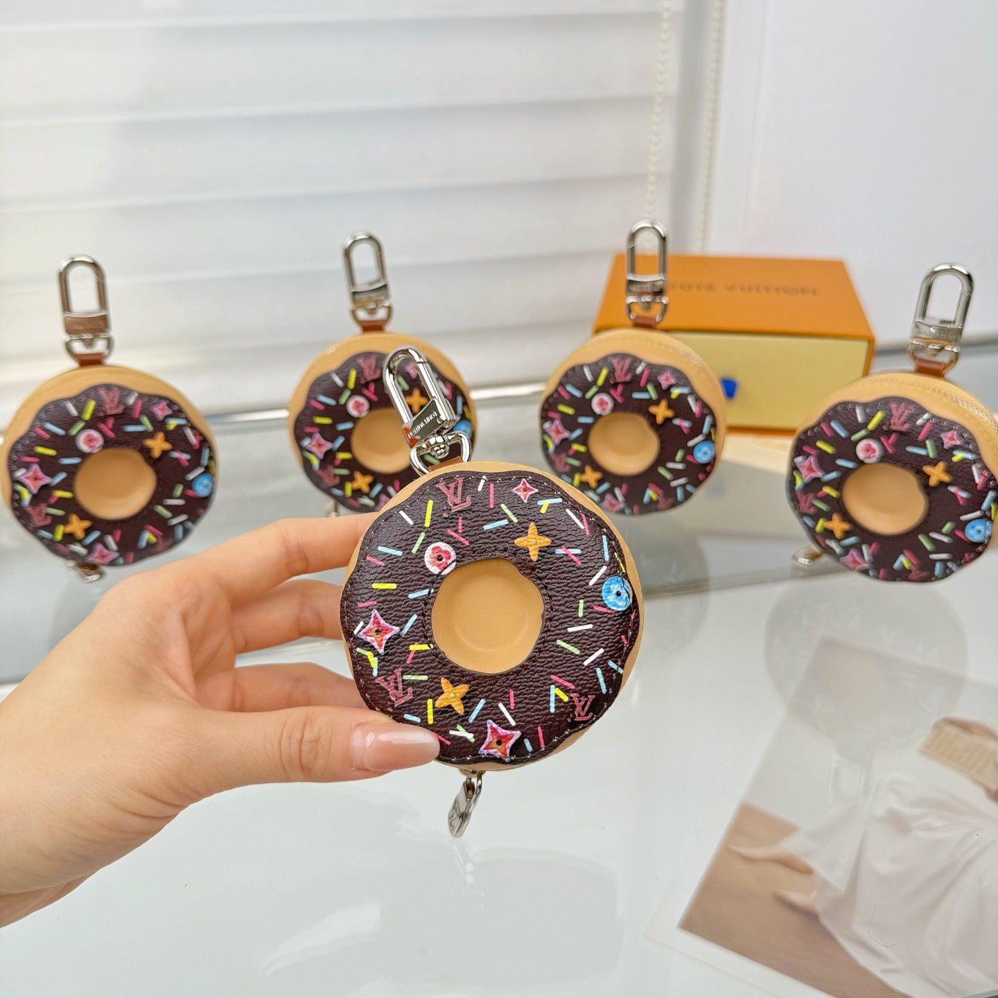 NEW DONUT Bag Charm