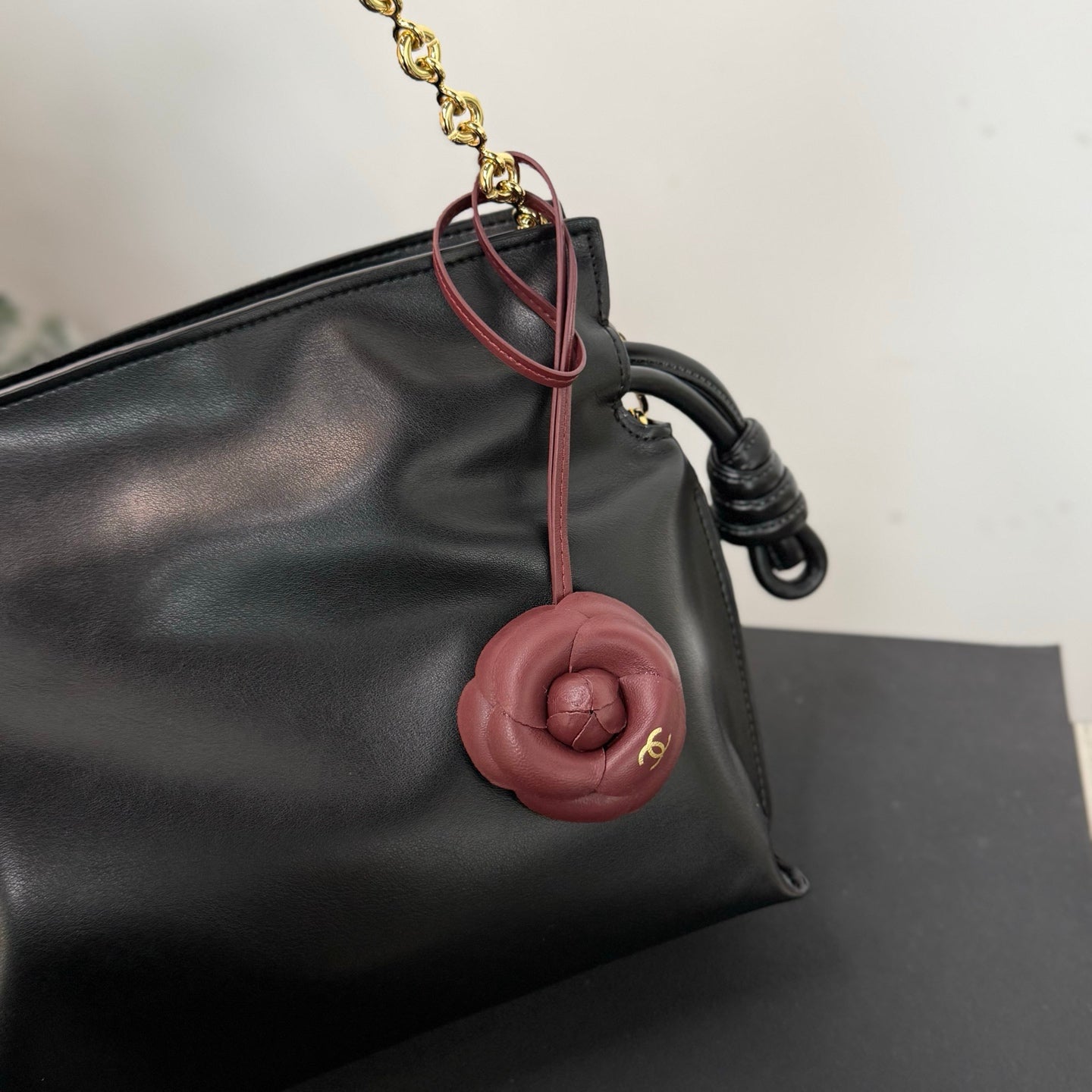 Mini Camellia Bag Charm