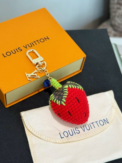 Berrylicious Crochet Bag Charm