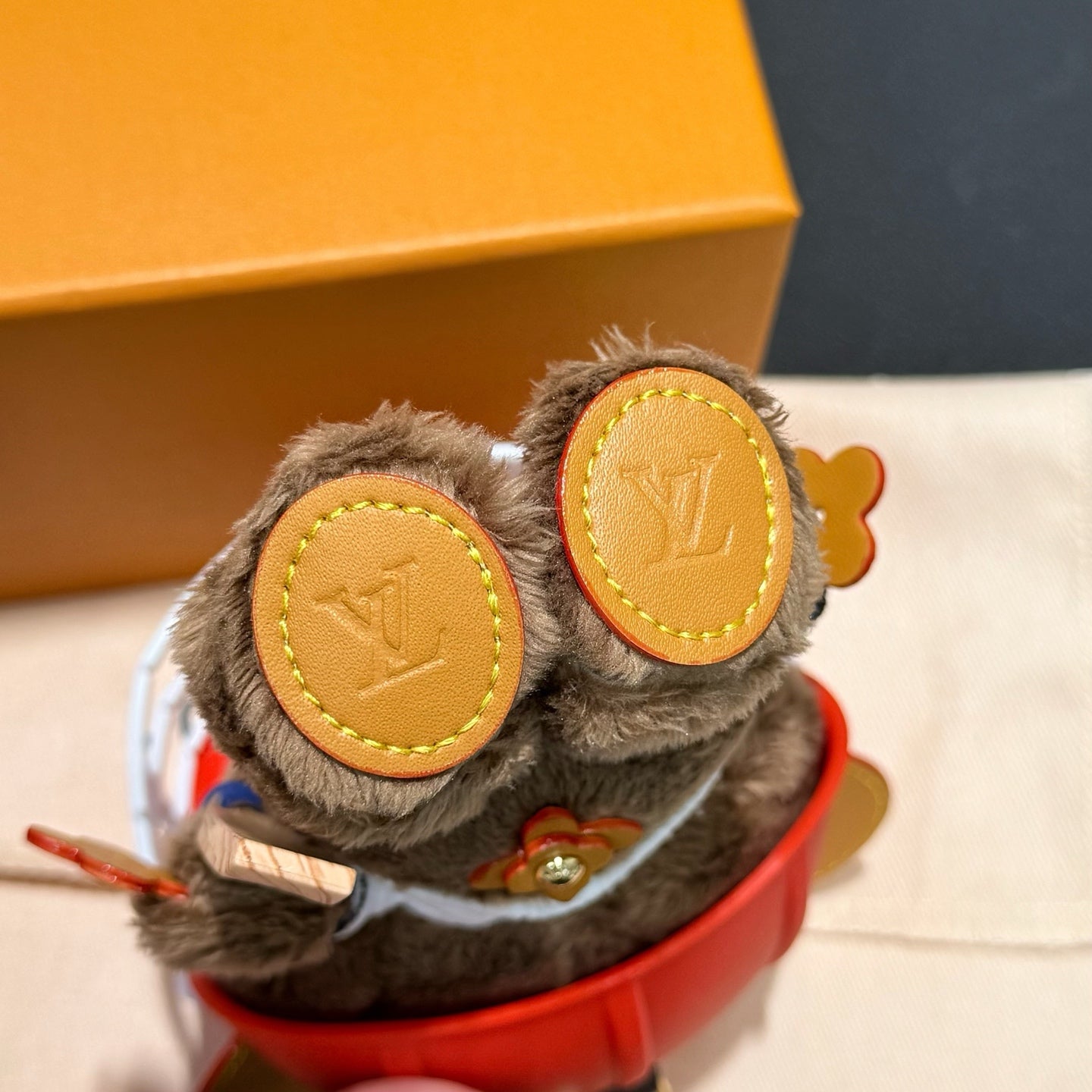 Bear Cricket Bag Charm